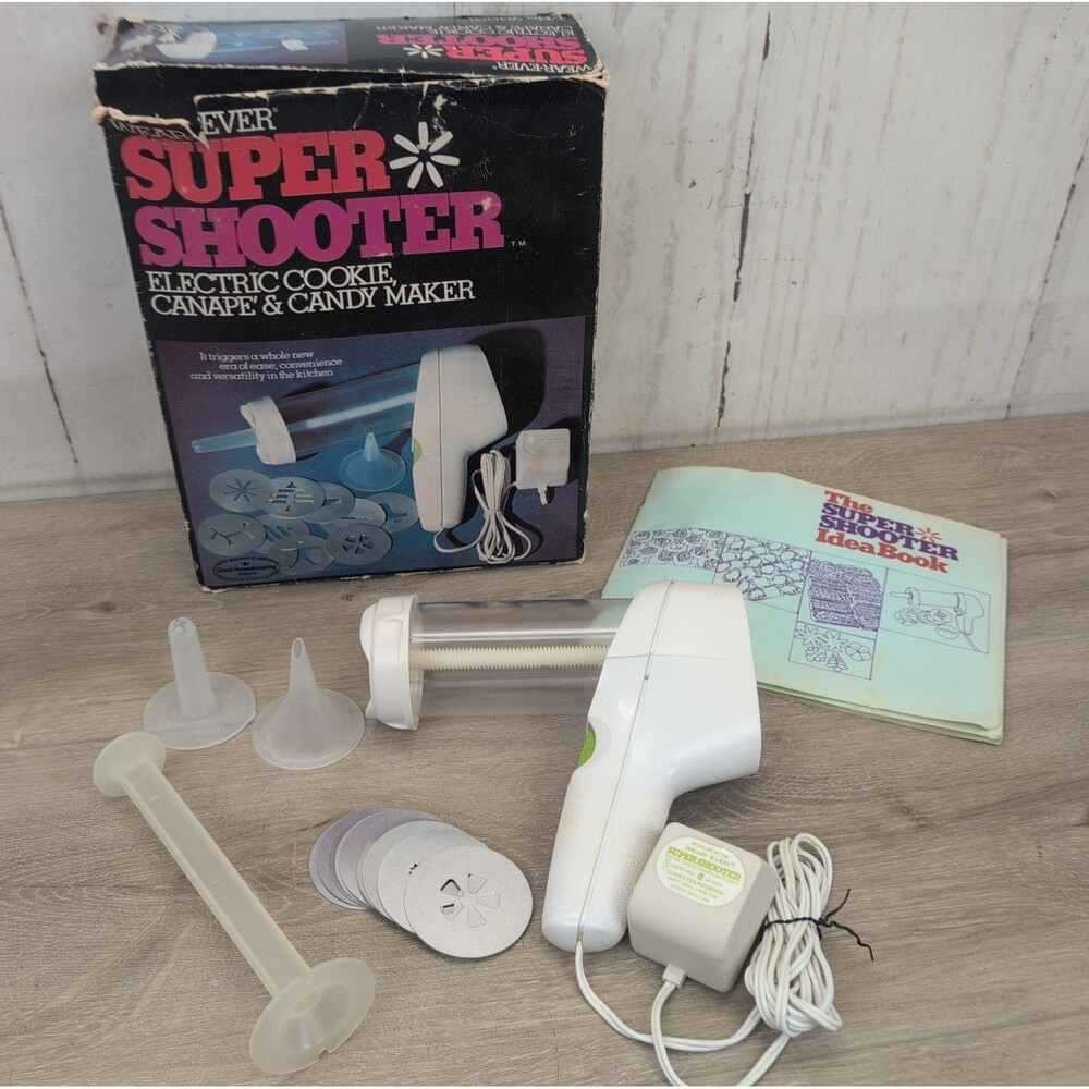 Vintage WearEver 70001 Super Shooter Electric Cookie Maker Tested